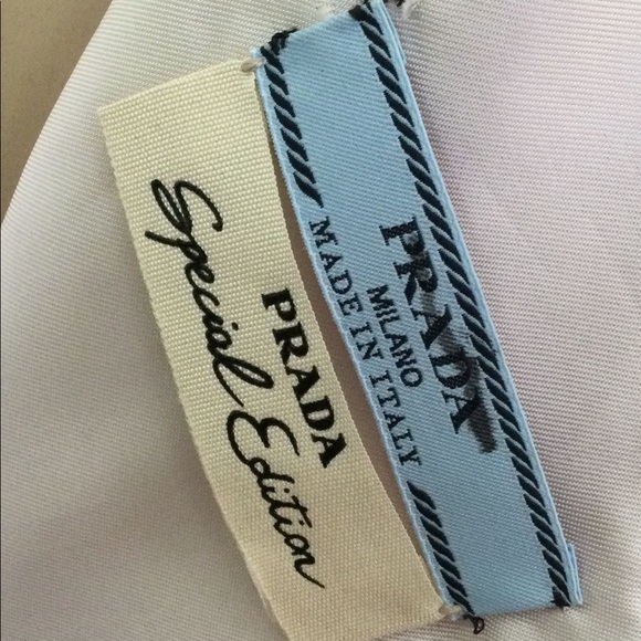 Prada Special Edition One Shoulder Bow, Fit&Flare Dress - Picture 7 of 13